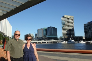Dad & I at the Docklands